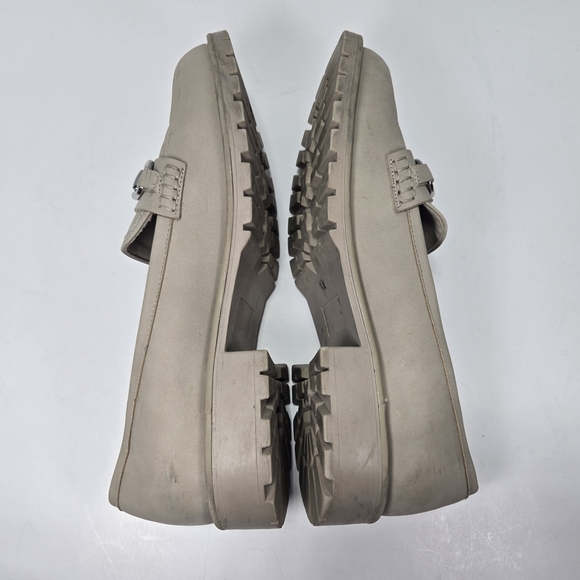 Dolce Vita Claudia Chunky Beige Horsebit Penny Loafers w/ Silver Accent Size 10 - Picture 7 of 14